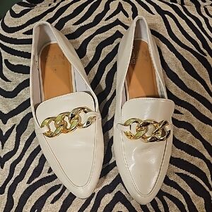 Madden NYC Gold Chain Loafers